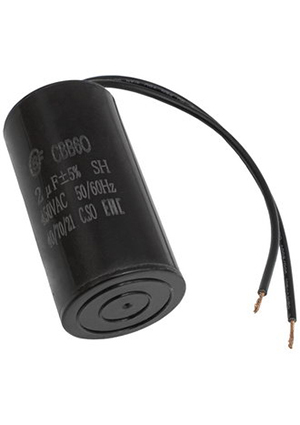 CBB60 2uF 450V WIRE (SAIFU), �������� ����������� SAIFU CBB60, 2 ���, 450 �, � ��������