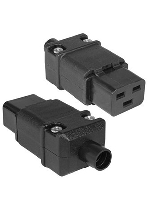 AC-054, ������ ������� ����������� (�������) RUICHI IEC-320-C19, 3-� ��������, 220 �, 16 �, ������