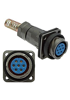 FQ14-9pin ZPK, Разъём быстроразъёмный RUICHI FQ14-9pin ZPK, 9-контактный