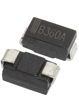 B360A, B360A Senocn диод Шоттки, 60 В, 3 А, DO-214AC (SMA)