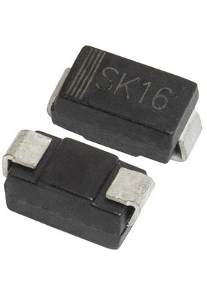 SK16, SK16 Senocn ���� ������ 60 �, 1 �, DO-214AC (SMA)