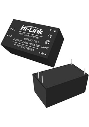 HLK-5M24, ���� ������� �� �������� ����� Hi-Link HLK-5M24, 85-264 � (��) 0.208 �, 24 �, ������ �� ��