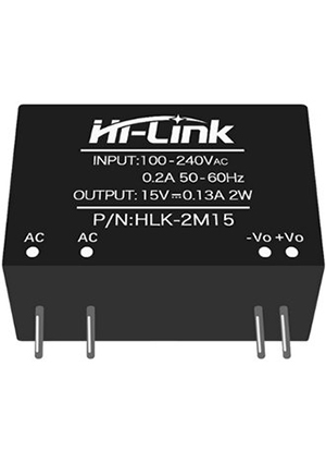 HLK-2M15,      Hi-Link HLK-2M15, 85-264  () 0.13 , 15 ,   