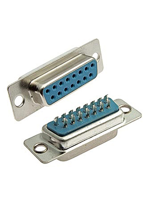 DB-15F,  D-SUB RUICHI DB-15F, 15 