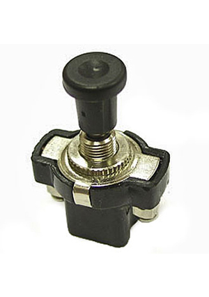 ASW-05 L7 off-on черный, Кнопочный переключатель RUICHI ASW-05 L7, OFF-ON, чёрный