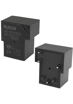 T90 12VDC (832) 30A,   RUICHI T90 12VDC (832) 30A,  DIP