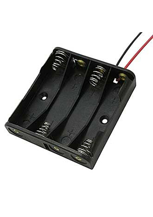 BH441 AAA 4x1 (BH625), Батарейный отсек RUICHI BH441 AAA 4x1 (BH625), открытый