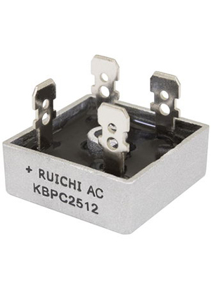 KBPC2512  25A  1200V  (BR2512),   RUICHI KBPC2512, 25 A, 1200 
