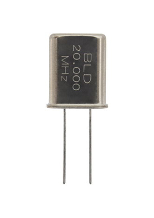 HC49U 20 MHz 16pF 30ppm, Кварцевый резонатор HC49U 20 MHz 16pF 30ppm, монтаж THT
