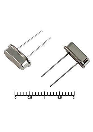HC49S 25 MHz 20pF 30ppm, Кварцевый резонатор RUICHI HC49S 25 MHz 20pF 30ppm, монтаж THT
