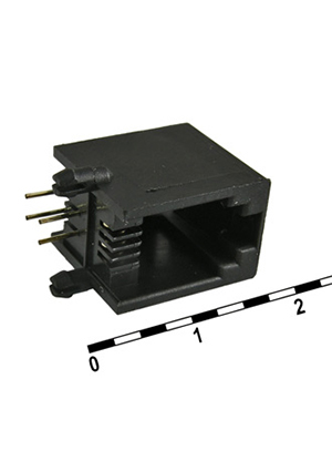 TJ4P4C, Разъём RJ RUICHI TJ4P4C, под пайку