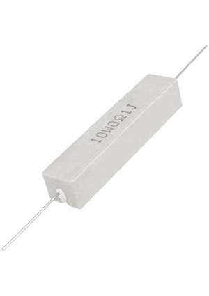 RX27-1 0.1 Ом 10W 5% / SQP10, Мощный постоянный резистор RUICHI RX27-1 0.1 Ом 10W 5% / SQP10, керамо