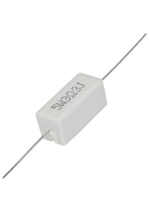 RX27-1 3.3 Ом 5W 5% / SQP5, Мощный постоянный резистор RUICHI RX27-1, 3.3 Ом, 5 Вт, 5%, SQP5