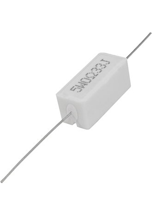 RX27-1 0.33 Ом 5W 5% / SQP5, Мощный постоянный резистор RUICHI RX27-1, 0.33 Ом, 5 Вт, 5%, SQP5