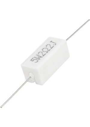 RX27-1 2.2 Ом 5W 5% / SQP5, Мощный постоянный резистор RUICHI RX27-1 2.2 Ом 5W 5% / SQP5, керамо-цем