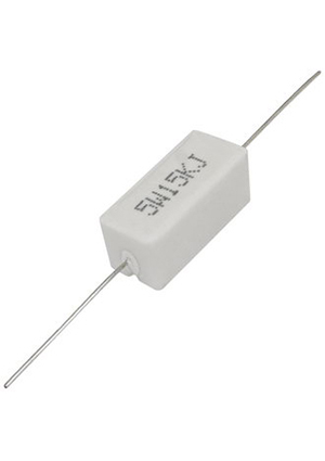 RX27-1 15 кОм 5W 5% / SQP5, Мощный постоянный резистор RUICHI RX27-1 15 кОм 5W 5% / SQP5, керамо-цем