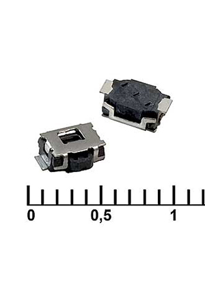 IT-1136E L=5.5mm, Тактовая кнопка RUICHI IT-1109, 5.5 мм, OFF-(ON), 50 мА, 12 В, 50 мОм