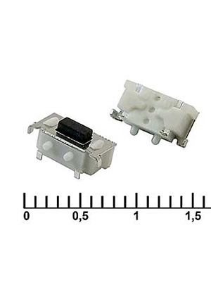 IT-1188E (6x3x3.5), Тактовая кнопка RUICHI IT-1188E, 3.5x7.8x3.5 мм, OFF-(ON), SPST, 50 мА, 12 В, 10