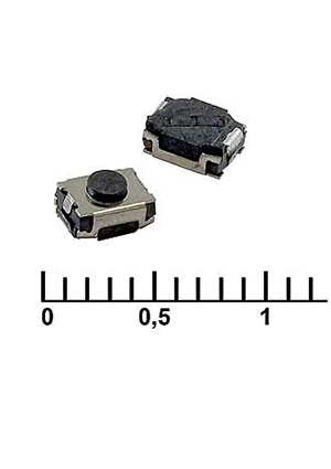 IT-1185AU (4.5x3x2), Тактовая кнопка RUICHI IT-1185AU, 4.5x3x2 мм