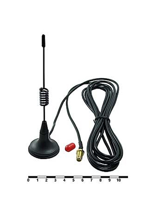 JCXP8019 2.4G (3m RG174) SMAF, Антенна WiFi RUICHI JCXP8019, 2.4 ГГц с кабелем RG 174 3 м, разъём SM