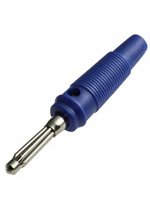 10-0076 blue, Штекер RUICHI 10-0076 синий, винтовое крепление