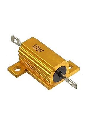 RX24 10W 5% 5R, Мощный постоянный резистор RUICHI RX24 10W 5% 5R, алюминиевый корпус