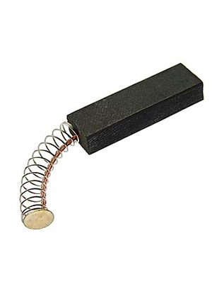 brush 6x10x32 spring, Графитовая щетка для электродвигателя RUICHI 6x10x32 мм, с пружиной
