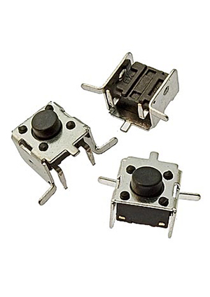 IT4-1102USA, Тактовая кнопка RUICHI IT4-1102USA, 6.1х13х4.3 мм, OFF-(ON), 50 мА, 12 В, 100 мОм