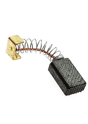 brush 5x8x14 spring, Графитовая щетка для электродвигателя RUICHI 5x8x14 мм, с пружиной
