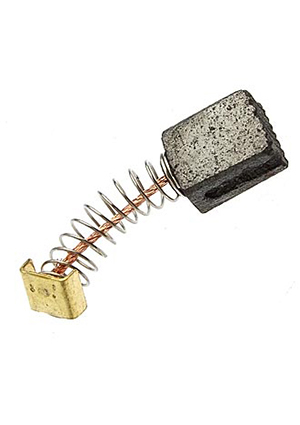 brush 5x8x11 spring, Графитовая щетка для электродвигателя RUICHI 5x8x11 мм, с пружиной
