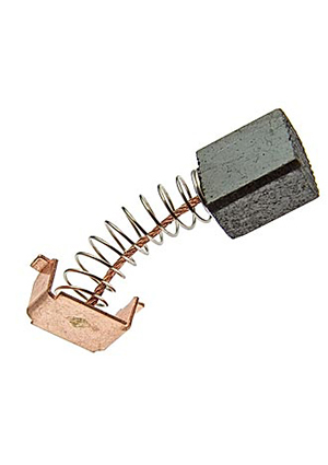 brush 6x10x11 spring, Графитовая щетка для электродвигателя RUICHI 6x10x11 мм, с пружиной