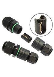 SZC-2-M16 (d=4-7mm) IP67 250V/10A, Разъём герметичный SZC-2-M16 (d=4-7 мм) IP67 250V/10A, 2-х полюсн