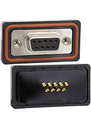 DB-9F IP67,  D-SUB RUICHI DB-9F IP67, 9 