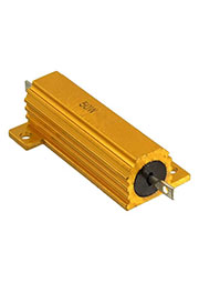 RX24 50W 5% 50R, Мощный постоянный резистор RUICHI RX24 50W 5% 50R, алюминиевый корпус