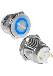 GQ16PF-10E/J/B/N off-(on), Кнопка антивандальная RUICHI GQ16PF-10E/J/B/N, OFF-(ON), рабочая температ