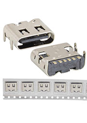 USB3.1 TYPE-C 06PF-074, Разъём USB RUICHI USB3.1 TYPE-C 06PF-074, 6 контактов