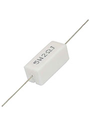 RX27-1 2 Ом 5W 5% / SQP5, Мощный постоянный резистор XIN HUA RX27-1 2 Ом 5W 5% / SQP5, керамо-цемент