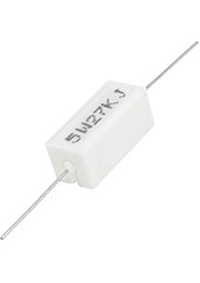 RX27-1 27 кОм 5W 5% / SQP5, Мощный постоянный резистор XIN HUA RX27-1 27 кОм 5W 5% / SQP5, керамо-це