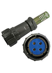 FQ24-4pin TK-12, Разъём быстроразъёмный RUICHI FQ24-4pin TK-12, 4-х контактный
