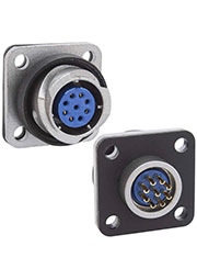 FQ14-9pin ZK, Разъём быстроразъёмный RUICHI FQ14-9pin ZK, 9-контактный