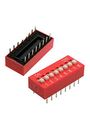 SWD1-8 (DS-08) (1-8), DIP- RUICHI,  SWD 1-8 (DS-08), 25 , 24 , 50 , 8 (ON