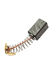 brush 6.5x7.5x14 spring, Графитовая щетка для электродвигателя RUICHI 6.5x7.5x14 мм, с пружиной