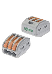 222-413 WAGO, ������ �������� �������������� WAGO 222-413, 3-� ����������, �����������, 20 �, ������