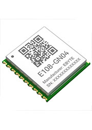 E108-GN04,  GPS/BDS/GNS, UART, 2,7-3,6  :9,7*10,5*2,4 