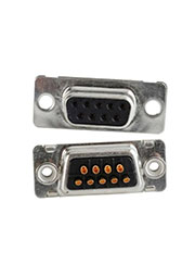 164X11969X, D-Sub High Density Connectors 44 POS HD  b CRIMP  b  FEMALE THROU, : AMPHENOL