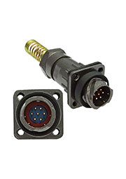 FQ14-9pin ZPJ, Разъём быстроразъёмный RUICHI FQ14-9pin ZPJ, 9-контактный