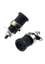 Z012 4mm panel jack BLACK, ������ ��������� RUICHI Z012 4 �� panel jack ������, �� ������ ��� �����