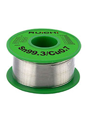 Sn99.3/Cu0.7 d1.0mm 100g,  - RUICHI, Sn 99.3%/Cu 0.7%, , 1.0