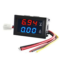 156280, VC288 RR ��������� ���������  DC 0-100V 10A  0.28  Red Red LED (C2578) FUT Arduino ���������