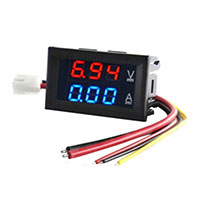 158545, VC288 RB ��������� ���������  DC 0-100V 10A  0.28  Red Blue LED (C2589) FUT Arduino ��������